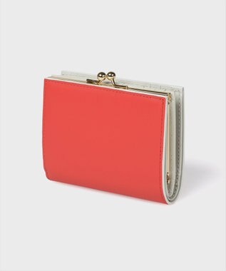 Paul Smith サプルレザー 2つ折り財布 コーラル