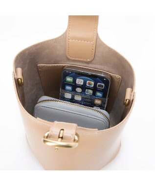 UNBILLION カシュカシュ cachecache / バックルワンハンドル2wayショルダー ベージュ