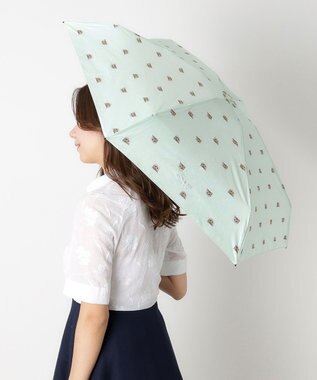 MOONBAT 【UVカット/コンパクト】ポール & ジョー (PAUL & JOE ACCESSOIRES) 折りたたみ雨傘 ドットヌネット