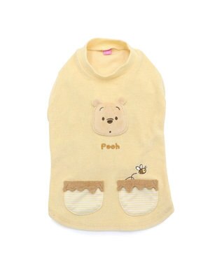 PET PARADISE ディズニー くまのプーさん サーモキープ お顔Tシャツ 小型犬 ライトイエロー