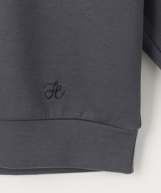 Feroux 【洗える・セットアイテム】バックリボンダンボール セットアップ グレー系