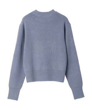 earth music&ecology アンチピリングハイネックプルオーバー Blue