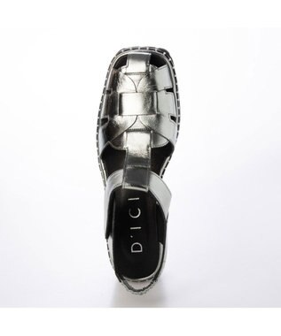 MODE ET JACOMO <D'ICI>タンクソールグルカサンダル グレーメタリック