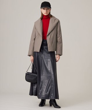 ICB 【CLASSY.1月号掲載】ADSダウン ショートコート ドーングレー系