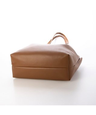 UNBILLION カシュカシュ cachecache / パンチングソフトトート キャメル