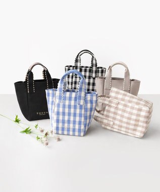 TOCCA 【WEB＆一部店舗限定】WAVES HANDLE TOTE トートバッグ ブラック系