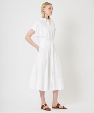 BEIGE， 【WEB限定】FLUORINE / フレアワンピース White