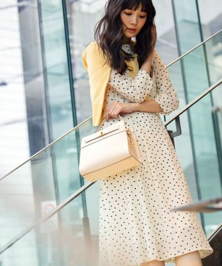 組曲 L 【UVケア・接触冷感】MINA ニットカーディガン 【WEB限定】クリームイエロー系9