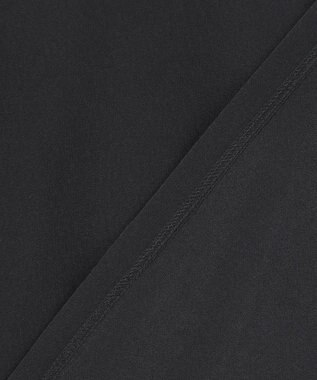 ICB L 【洗える】ジョーゼットジャージー プルオーバー ブラック系