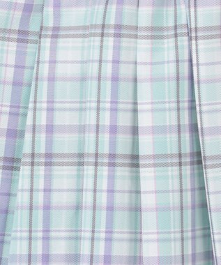 ANY KIDS チェックプリーツスカパン ミント