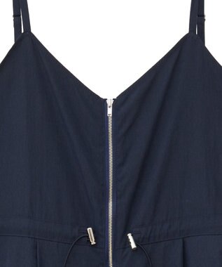 Green Parks ＺＩＰ付きドロストコクーンサロペット Navy