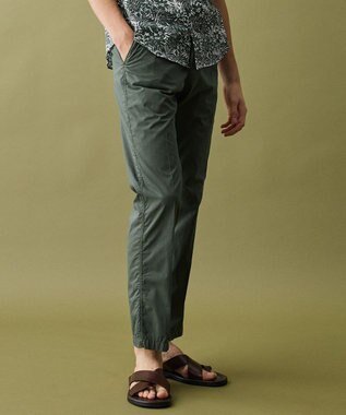 JOSEPH ABBOUD 【ウエストも伸びる!/JAPANファブリック】ヴィンテージコットン ストレッチ パンツ ダークグリーン系