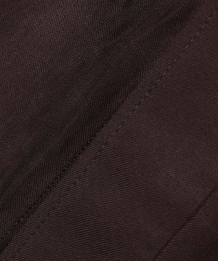 uncrave リヨセルライトリネン ミリタリージレ ダークブラウン