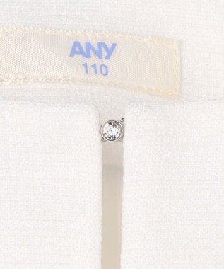 ANY KIDS 【2点セット】リボンボレロジャケット+シフォンプリーツ ワンピース ラベンダー