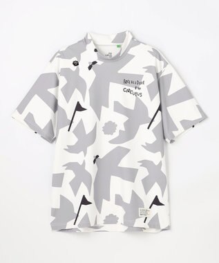 PW CIRCULUS 【MEN】ＤＯＶＥ柄モックネック ゴルフ グレー系5