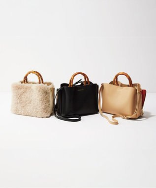 united bamboo バンブーハンドル トートバッグ ブラック系