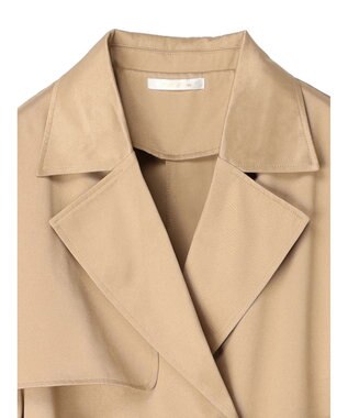 Green Parks ・Ｐｅｔｉｔ　Ｆｌｅｕｒボリュームスリーブトレンチコート Beige