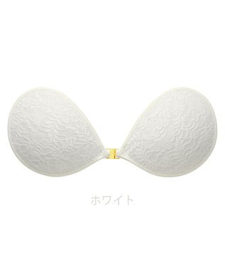 BRADELIS New York 【NuBra / ナチュラルタイプ】ヌーブラ・エアーライト カリーナ  蒸れにくい バックレス コレクション デザインヌーブラ 正規品 ホワイト