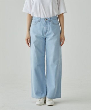 caqu 80's slim baggy バギーフィットワイドデニム