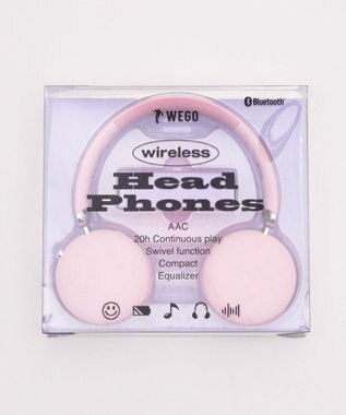 WEGO ワイヤレスヘッドホン ピンク