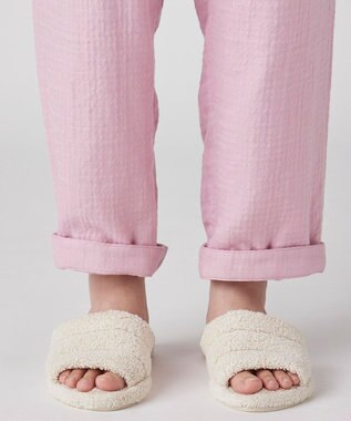 UCHINO マシュマロガーゼシンプルパジャマ ユニセックス ピンク