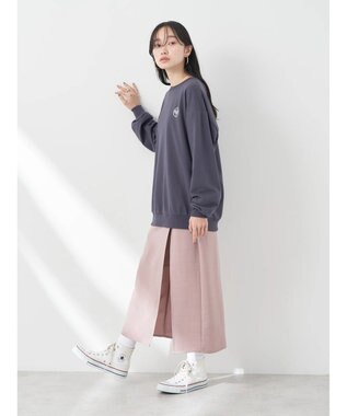 earth music&ecology テニスクラブロゴロンＴＥＥ Charcoal Gray