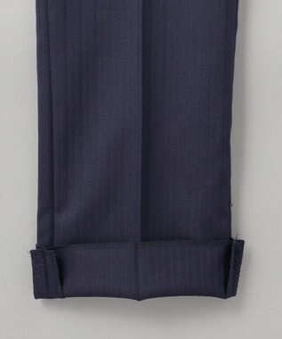 GOTAIRIKU シワになりにくい【御幸毛織/みゆきけおり】DRY SPINNER(ドライスピナー)スーツ（ネイビーストライプ） ネイビー系1