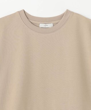 ANY L 裏毛レイヤード風トップス ベージュ