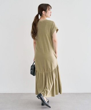 Green Parks ・ＳＵＧＡＲ　ＳＰＯＯＮ　フレンチギャザーカットワンヒ Dark Beige