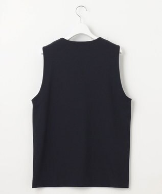 J.PRESS LADIES 【WEB限定】ジョーゼットジャージー ベスト ネイビー系