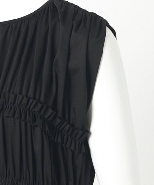 23区 L 【GOLD LABEL】ファインスムースジャージー ワンピース ブラック系