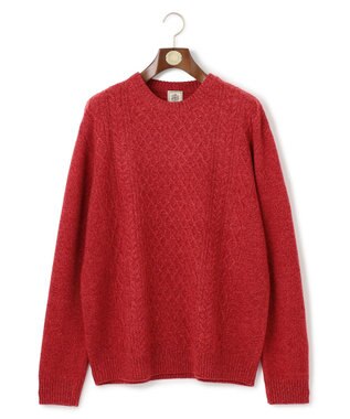 J.PRESS MEN 【KING SIZE】【Cash Lamb’s wool】ケーブルニット / クルー