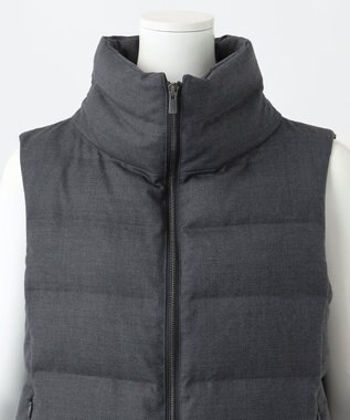 23区 【R(アール)】ウールダウンベスト グレー系