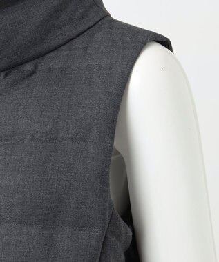 23区 【R(アール)】ウールダウンベスト グレー系