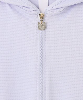 ANY KIDS サラサラ UVカット パーカー サックスブルー