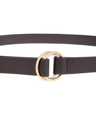 Green Parks ｅｖｅｒｙ　ｗａｌｋ．ダブルリングベルト Dark Brown