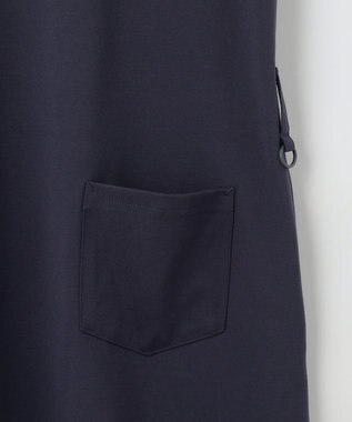 23区GOLF 【数量限定再入荷！】サイズがあるうちにお早めに◎レース袖 モックネック ワンピ ネイビー系