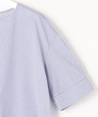 自由区 【WEB限定・洗える・XSサイズあり】トリコットジャージー カットソー スカイブルー系1