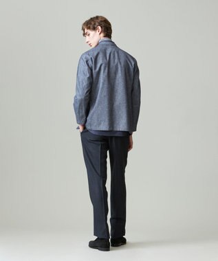 J.PRESS MEN 【ウォッシャブル可】トリートメントウール ストレッチフランネル スラックス グレー系