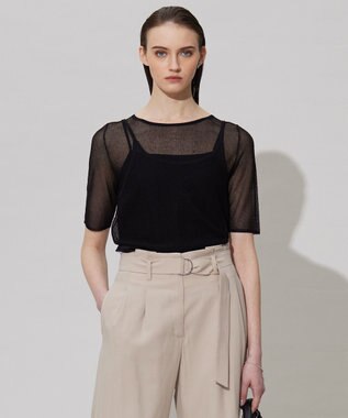  【洗える】マルチレイヤードハイゲージ ニットプルオーバー