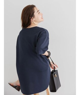 AMERICAN HOLIC 抗菌防臭　Ｄａｉｌｙ！　裾ラウンドカットチュニック Navy