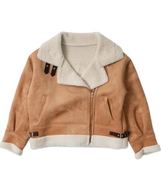 WEGO ボアフライトジャケット ベージュ