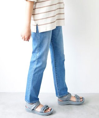 caqu Slim boy`s 程よいフィット感のボーイフィットデニム 3years