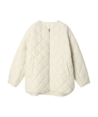 AMERICAN HOLIC 軽ポカリバーシブルキルティングコート Ivory