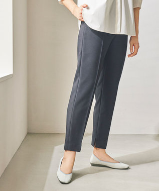 steppi 【洗える/撥水】 トリムスクエア パンプス ホワイト×ブルー