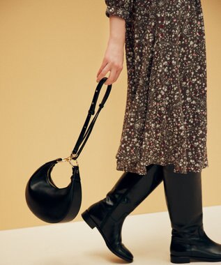 組曲 L プティフラワープリント ワンピース グレー系5