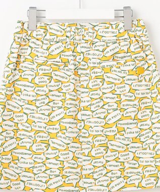 23区GOLF 【WOMEN】【吸水速乾/UVカット】YELL総柄プリントスカート イエロー系5