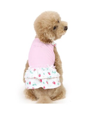 PET PARADISE ペットパラダイス 接触冷感 ワンピース 《苺柄》 小型犬 苺柄