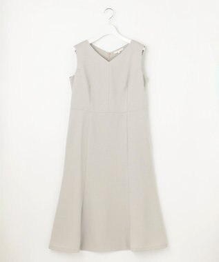 自由区 【カタログ掲載・洗える】レースブラウスコンビ ワンピース サンドベージュ