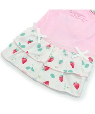 PET PARADISE ペットパラダイス 接触冷感 ワンピース 《苺柄》 小型犬 苺柄